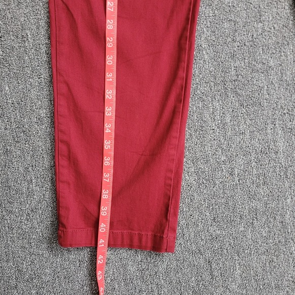 Penguin Munsingwear men's chino pants burgundy wine red 36 x 32 business casual - Picture 12 of 16